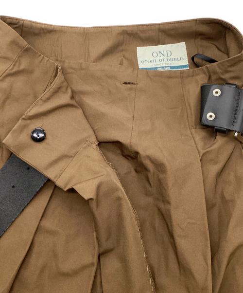 O'NEIL OF DUBLIN（オニールオブダブリン）O'NEIL OF DUBLIN (オニールオブダブリン) ナイロンラップスカート ベージュ サイズ:36の古着・服飾アイテム