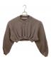 ALEXANDER WANG（アレキサンダー・ワン）の古着「クロップドスウェット」｜ブラウン