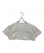 ALEXANDER WANGアレキサンダー・ワン）の古着「クロップドTシャツ」｜グレー