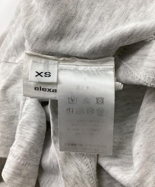 ALEXANDER WANG（アレキサンダー・ワン）ALEXANDER WANG (アレキサンダー・ワン) クロップドTシャツ グレー サイズ:XSの古着・服飾アイテム