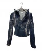 AESYNCTXエーイーシンクテックス）の古着「MYSTERY CIRCLE HOODED TOP」｜グレー