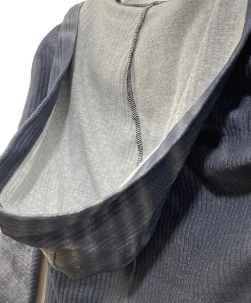 AESYNCTX（エーイーシンクテックス）AESYNCTX (エーイーシンクテックス) MYSTERY CIRCLE HOODED TOP グレー サイズ:XSの古着・服飾アイテム