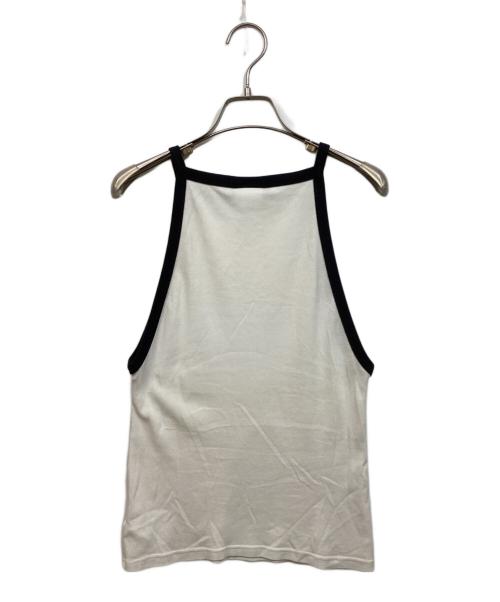 courreges（クレージュ）courreges (クレージュ) タンクトップ ホワイト サイズ:Mの古着・服飾アイテム