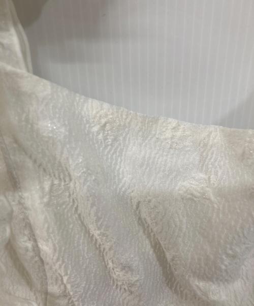 Snidel（スナイデル）Snidel (スナイデル) 肩リボンJQキャミワンピース ホワイト サイズ:	SIZE 0の古着・服飾アイテム