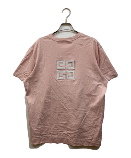 GIVENCHY（ジバンシィ）GIVENCHY (ジバンシィ) 起毛ロゴTシャツ ピンク サイズ:SIZE Mの古着・服飾アイテム