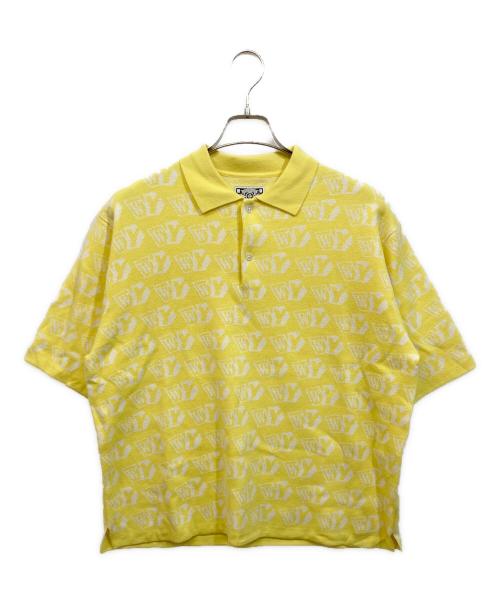 WASTED YOUTH（ウェイステッドユース）WASTED YOUTH (ウェイステッドユース) KNIT POLO S/S イエロー サイズ:Mの古着・服飾アイテム