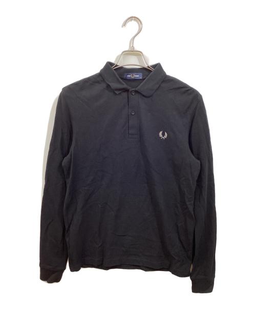 FRED PERRY（フレッドペリー）FRED PERRY (フレッドペリー) 長袖ポロシャツ ブラック サイズ:Mの古着・服飾アイテム