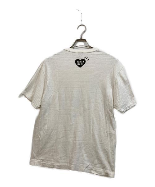 HUMAN MADE（ヒューマンメイド）HUMAN MADE (ヒューマンメイド) Face Logo T ホワイト サイズ:Mの古着・服飾アイテム