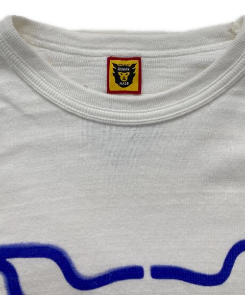 HUMAN MADE（ヒューマンメイド）HUMAN MADE (ヒューマンメイド) Face Logo T ホワイト サイズ:Mの古着・服飾アイテム