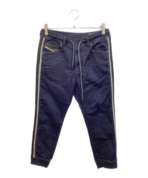 DIESEL（ディーゼル）DIESEL (ディーゼル) サイドラインジョグジーンズ インディゴ サイズ:SIZE 28の古着・服飾アイテム