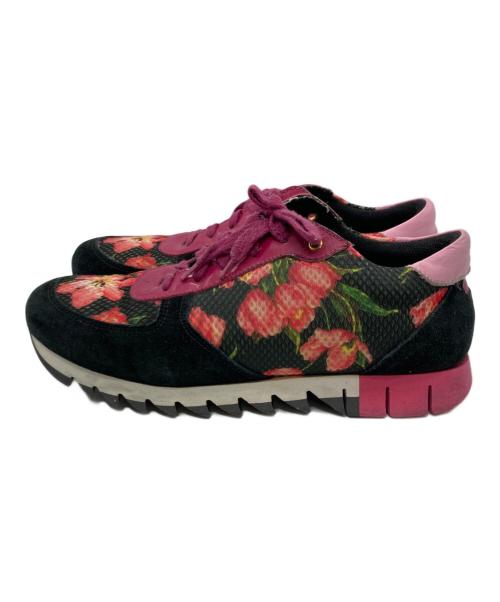 DOLCE & GABBANA（ドルチェ＆ガッバーナ）DOLCE & GABBANA (ドルチェ＆ガッバーナ) ローカットスニーカー ブラック サイズ:不明の古着・服飾アイテム