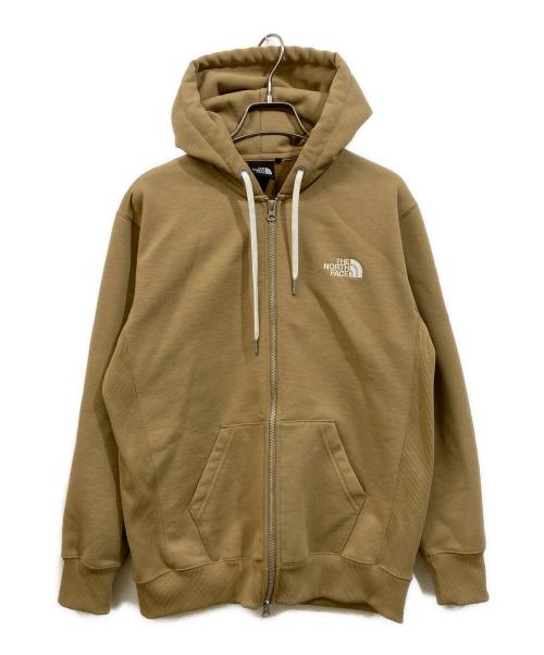 THE NORTH FACE（ザ ノース フェイス）THE NORTH FACE (ザ ノース フェイス) SQUARE LOGO FULLZIP ベージュ サイズ:SIZE Sの古着・服飾アイテム