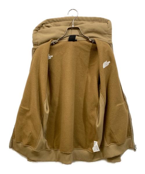 THE NORTH FACE（ザ ノース フェイス）THE NORTH FACE (ザ ノース フェイス) SQUARE LOGO FULLZIP ベージュ サイズ:SIZE Sの古着・服飾アイテム
