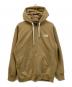 THE NORTH FACE（ザ ノース フェイス）の古着「SQUARE LOGO FULLZIP」｜ベージュ