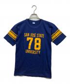 Championチャンピオン）の古着「ナンバリングフットボールTシャツ」｜ネイビー