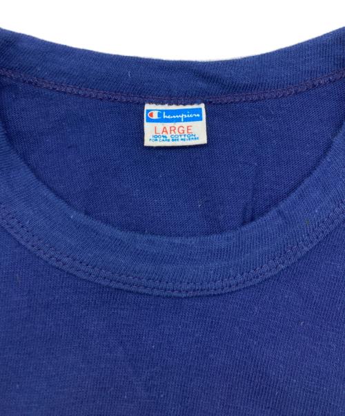 Champion（チャンピオン）Champion (チャンピオン) ナンバリングフットボールTシャツ ネイビー サイズ:SIZE Lの古着・服飾アイテム