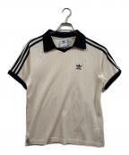 adidasアディダス）の古着「WAFFLE POLO-WONDER」｜アイボリー