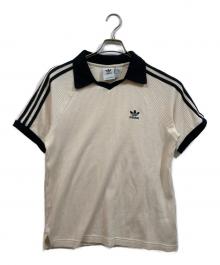 adidas（アディダス）の古着「WAFFLE POLO-WONDER」｜アイボリー