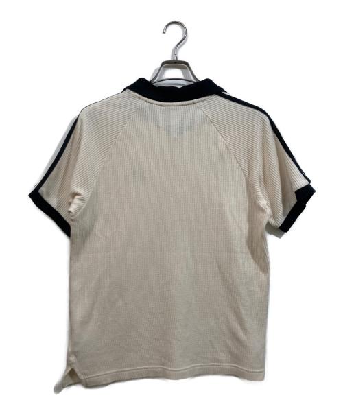 adidas（アディダス）adidas (アディダス) WAFFLE POLO-WONDER アイボリー サイズ:Mの古着・服飾アイテム