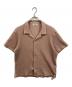 Seagreen（シーグリーン）の古着「BIG WAFFLE SHIRTS」｜ライトピンク