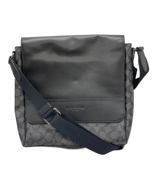 COACH（コーチ）COACH (コーチ) シグネチャーショルダーバッグ ブラックの古着・服飾アイテム