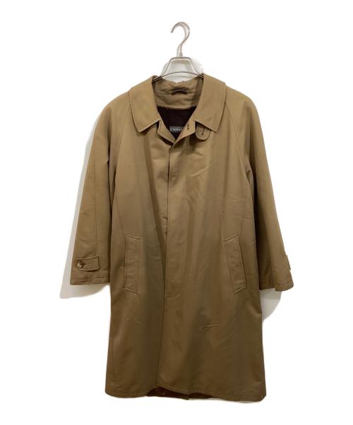 CANALI（カナーリ）CANALI (カナーリ) カシミヤ混ステンカラーコート ベージュ サイズ:SIZE 46の古着・服飾アイテム