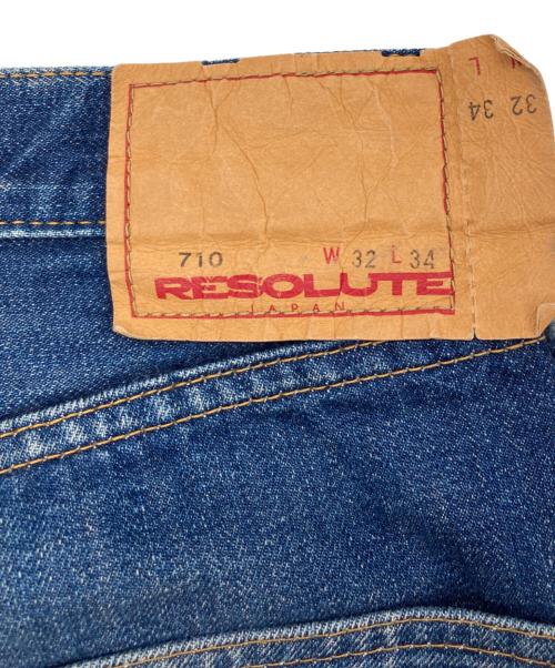 RESOLUTE（リゾルト）RESOLUTE (リゾルト) デニムパンツ インディゴ サイズ:32の古着・服飾アイテム