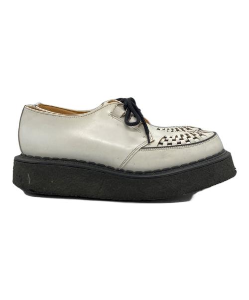 GEORGE COX（ジョージコックス）GEORGE COX (ジョージコックス) ラバーソールシューズ ホワイト サイズ:SIZE UK8の古着・服飾アイテム