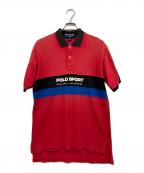 POLO SPORTポロスポーツ）の古着「90'sポロシャツ」｜レッド