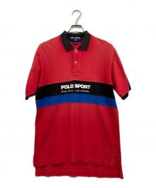 POLO SPORT（ポロスポーツ）の古着「90'sポロシャツ」｜レッド