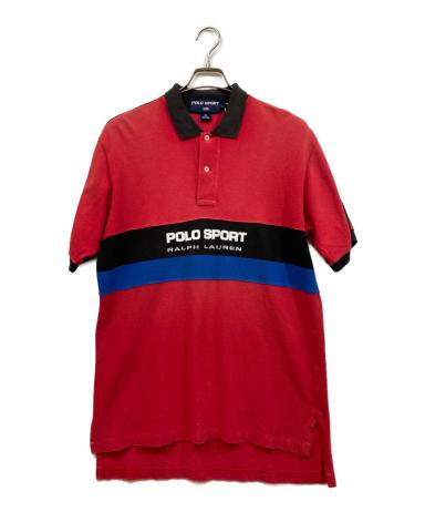中古・古着通販】POLO SPORT (ポロスポーツ) 90'sポロシャツ レッド