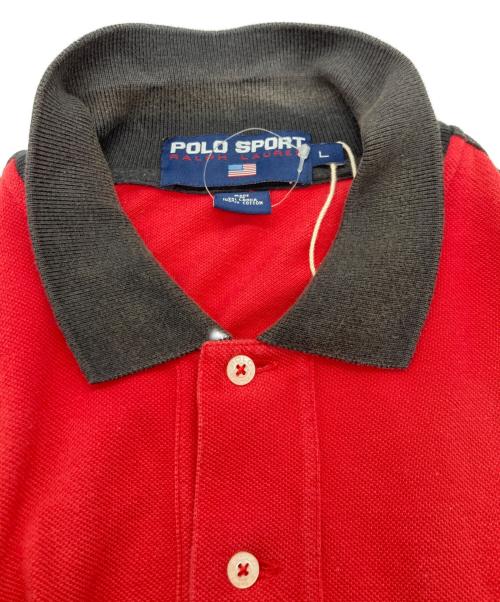 POLO SPORT（ポロスポーツ）POLO SPORT (ポロスポーツ) 90'sポロシャツ レッド サイズ:	SIZE Lの古着・服飾アイテム