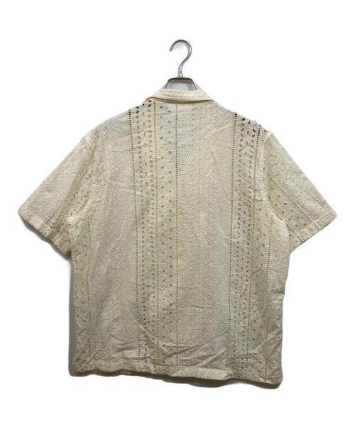 KITH（キス）KITH (キス) アイレットトンプソン キャンプ カラーシャツ アイボリー サイズ:SIZE XLの古着・服飾アイテム