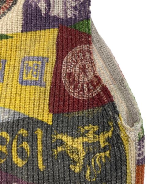 The DUFFER N NEPHEWS（ザ・ダファー・アンド・ネフューズ）The DUFFER N NEPHEWS (ザ・ダファー・アンド・ネフューズ) ニットベスト グレー サイズ:Ｌの古着・服飾アイテム