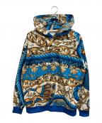 MOSCHINOモスキーノ）の古着「総柄パーカー」｜ブルー