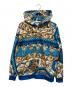 MOSCHINO（モスキーノ）の古着「総柄パーカー」｜ブルー