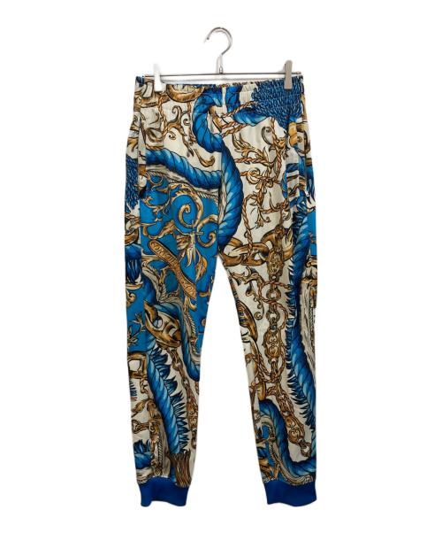 MOSCHINO（モスキーノ）MOSCHINO (モスキーノ) バロック柄スウェットパンツ ブルー サイズ:SIZE 46の古着・服飾アイテム