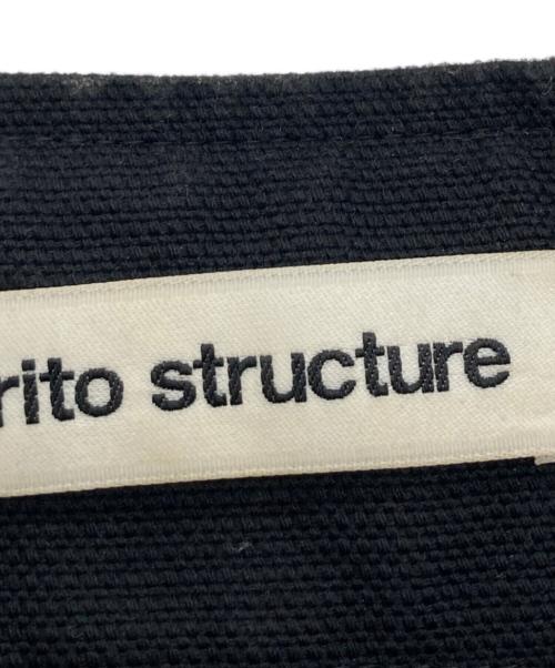 rito structure（リト ストラクチャー）rito structure (リト ストラクチャー) ウエストマークブルゾン ブラック サイズ:SIZE 2の古着・服飾アイテム