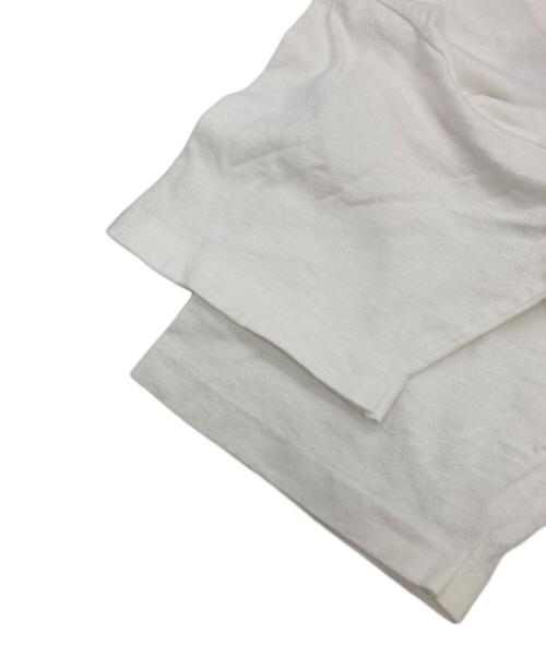 Hanes（ヘインズ）Hanes (ヘインズ) 90`sドッグプリントTシャツ ホワイト サイズ:Lの古着・服飾アイテム