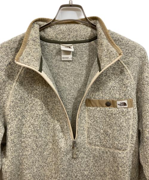 THE NORTH FACE（ザ ノース フェイス）THE NORTH FACE (ザ ノース フェイス) GORDON LYONS 1/4 ZIP PULLOVER アイボリー サイズ:Mの古着・服飾アイテム