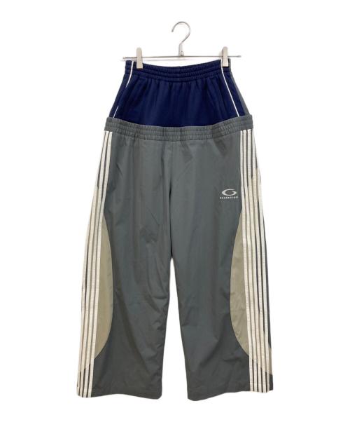 BALENCIAGA（バレンシアガ）BALENCIAGA (バレンシアガ) CUT-UP TRACKSUIT PANTS グレー サイズ:XXSの古着・服飾アイテム