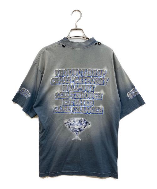 BALENCIAGA（バレンシアガ）BALENCIAGA (バレンシアガ) SNBN Medium Fit T-Shirt ネイビー サイズ:SIZE XXSの古着・服飾アイテム