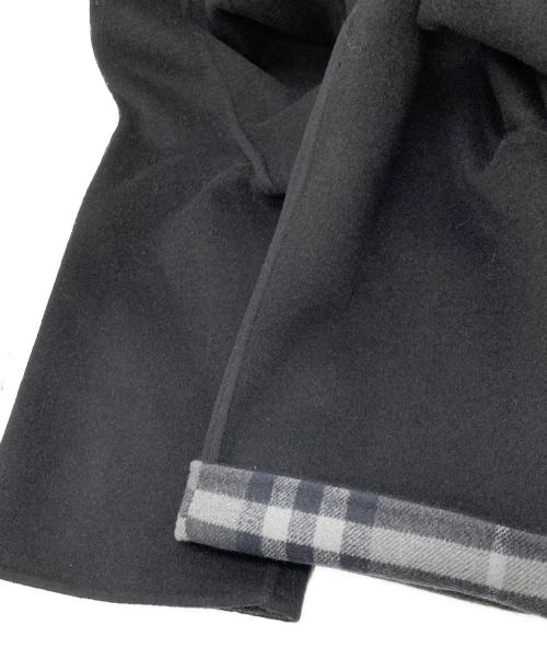 BURBERRY LONDON（バーバリーロンドン）BURBERRY LONDON (バーバリーロンドン) ダブルフェイス リバーコート ブラック サイズ:38の古着・服飾アイテム