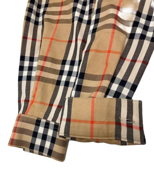 Burberry's（バーバリー）Burberry's (バーバリーズ) シャドーホースノヴァチェックシャツ ブラウン サイズ:9Rの古着・服飾アイテム