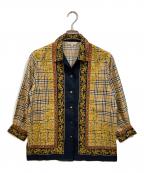 Burberry'sバーバリーズ）の古着「古着ノヴァチェックスカーフポリシャツ」｜ネイビー