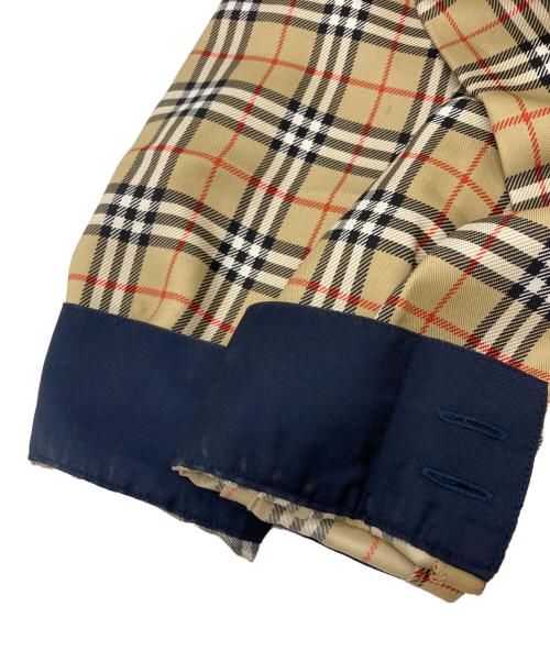 Burberry's（バーバリー）Burberry's (バーバリーズ) 古着ノヴァチェックスカーフポリシャツ ネイビー サイズ:7の古着・服飾アイテム