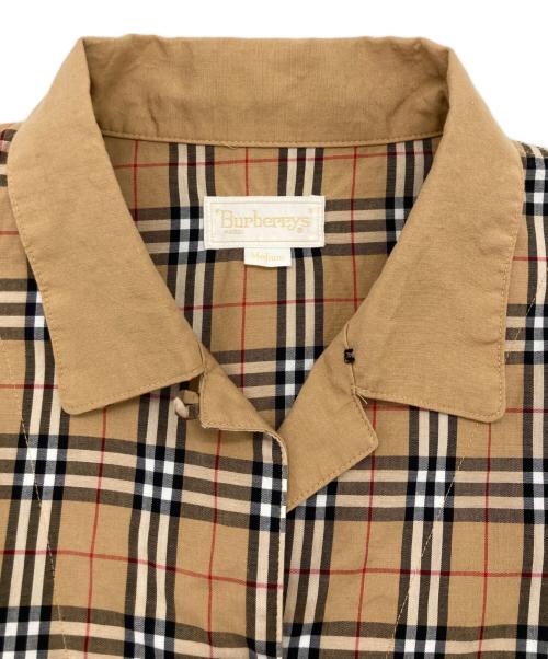 Burberry's（バーバリー）Burberry's (バーバリーズ) ノヴァチェックパジャマシャツ ブラウン サイズ:Mの古着・服飾アイテム