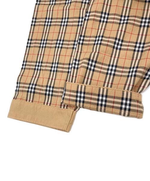 Burberry's（バーバリー）Burberry's (バーバリーズ) ノヴァチェックパジャマシャツ ブラウン サイズ:Mの古着・服飾アイテム