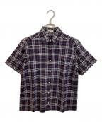 Burberry'sバーバリーズ）の古着「古着チェックシャツ」｜ネイビー