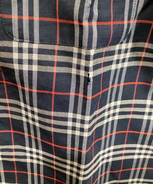 Burberry's（バーバリーズ）Burberry's (バーバリーズ) 古着チェックシャツ ネイビー サイズ:	SIZE 9の古着・服飾アイテム